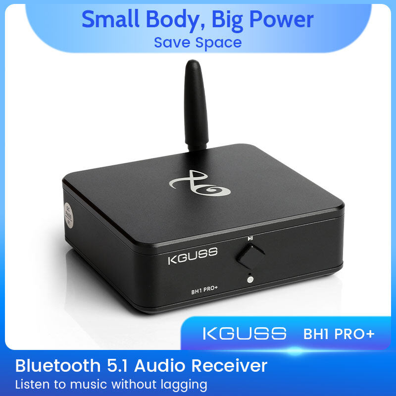 KGUSS BH1PRO+ ES9018Q2M QCC5125 Bluetooth 5.1 Audio Receiver LDAC HD