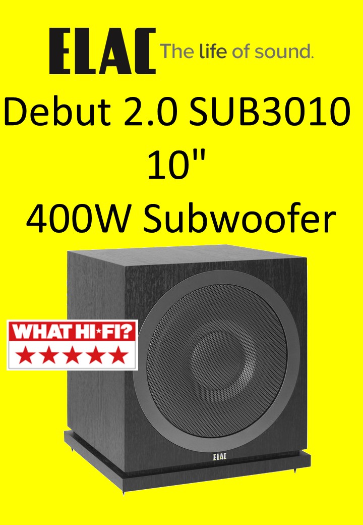 ELAC Debut 2.0 SUB3010 10&quot; 400W Subwoofer