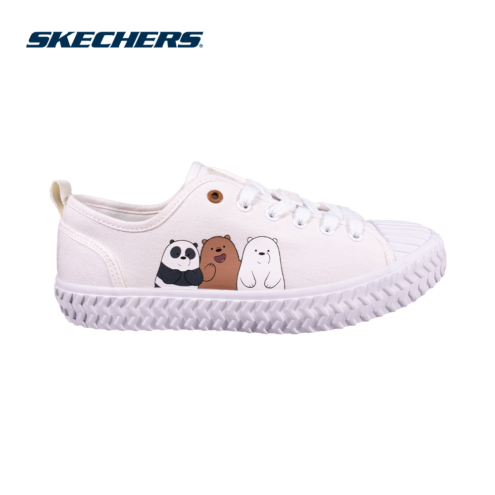 Skechers Women We Bare Bears SKECHERS Street Street Trax Shoes - 896064-WHT