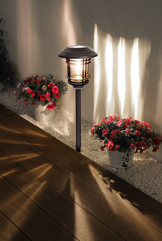 JeeYee Solar LED Outdoor Lawn Light Garden Waterproof Lighting LED Garden Pathway Light Landscape Path Courtyard Patio Lamp 太阳能户外草坪灯