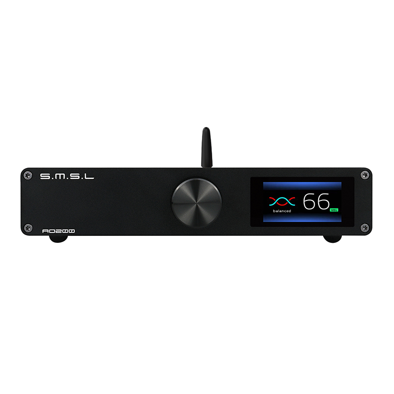 SMSL AO200 digital amplifier bluetooth 5.0 balanced input USB decoding XLR speaker output subwoofer preout 150W*2 hifi amp MA12070 APTX